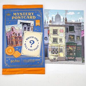 Harry Potter Minalima Diagon Alley Mystery Postcard Series 2 Flourish & Blotts